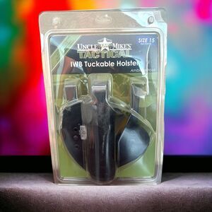 Uncle Mike's Black Tactical IWB Tuckable Holster Size 15